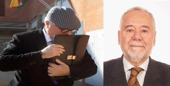 El excomisario José Manuel Villarejo (i) y el exsenador Francisco Rodríguez Martín (d).