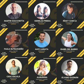 'Yo me muevo en casa', mantén la línea durante la cuarentena