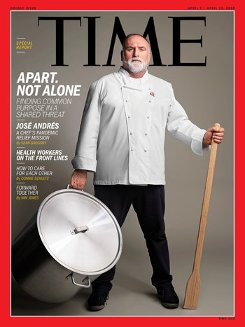 El chef José Andrés acapara la portada de 'Time'
