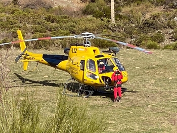 Herido tras ser atropellado por un tractor en Astudillo