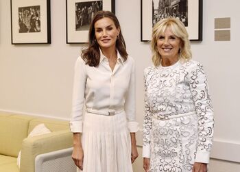 Letizia y Jill Biden, juntas por la investigación contra el cáncer