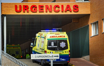 Herido un trabajador tras caerle una viga en la cabeza