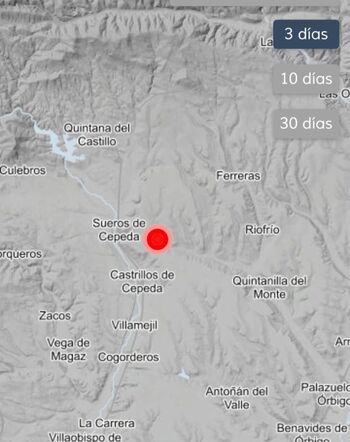 Terremoto de 4,3 grados Ritcher en Villajemil (León)