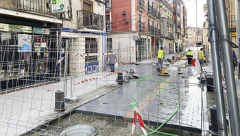 Briviesca prevé acabar ya la peatonalización de Justo Cantón