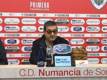 'Trabajaremos hasta poner al Numancia donde se merece'