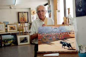 Franciscanos acoge la misa en recuerdo del pintor Ramón Ortiz