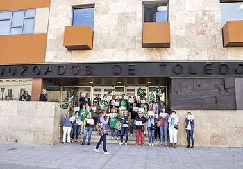 Seguimiento del 85% en la huelga de la Justicia