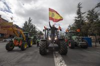 Tractorada en Ávila