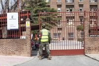 Unos 50 militares entran en las residencias de mayores para su desinfección