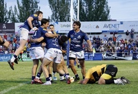 Final de la División de Honor de rugby entre VRAC Quesos Entrepinares y Recoletas Burgos-UBU.