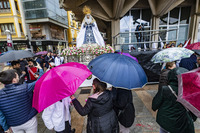El Domingo de Resurrección pasado por agua en Ciudad Real