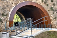 Las obras del paso peatonal bajo el Puente de la Trinidad se encuentran a falta de remates