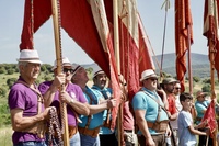 Subida de los pendones al Castillo de Lara