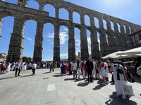 Concentración de romanos en el Acueducto 